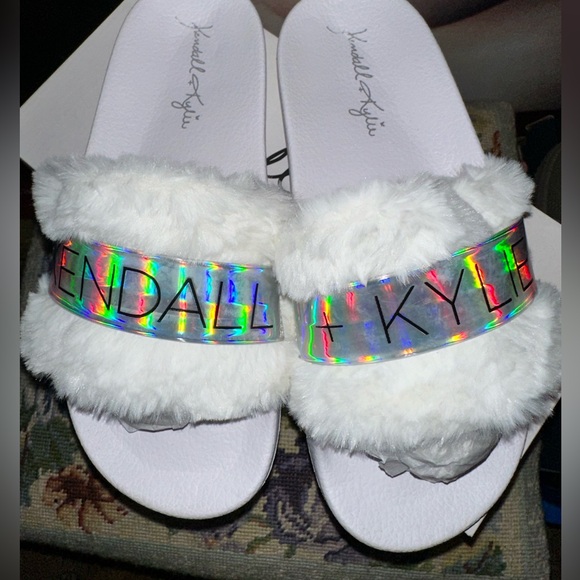 Kendall & Kylie Shoes - Kendall&Kylie Fur Slides